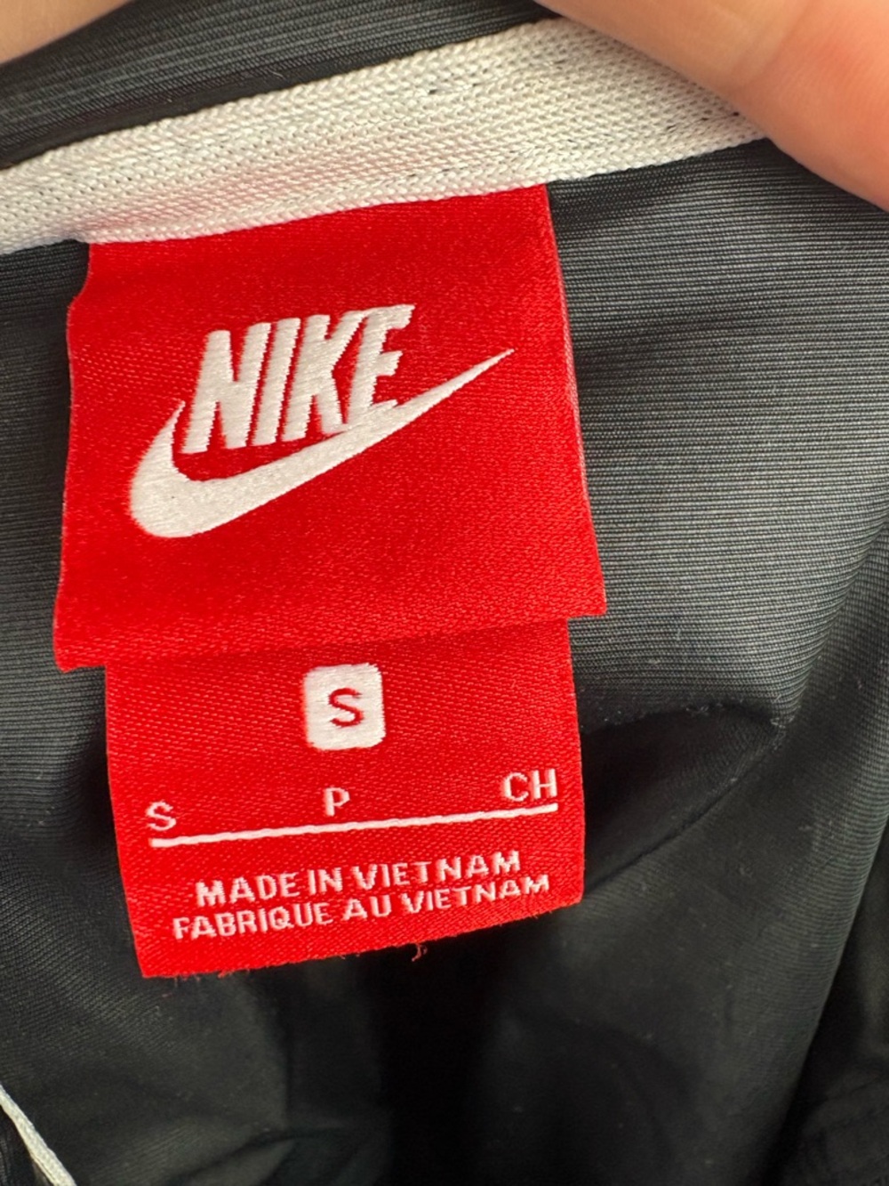 Nike Women's Archive Sportswear Black Jacket Spell Out Retro size S - Picture 7 of 8